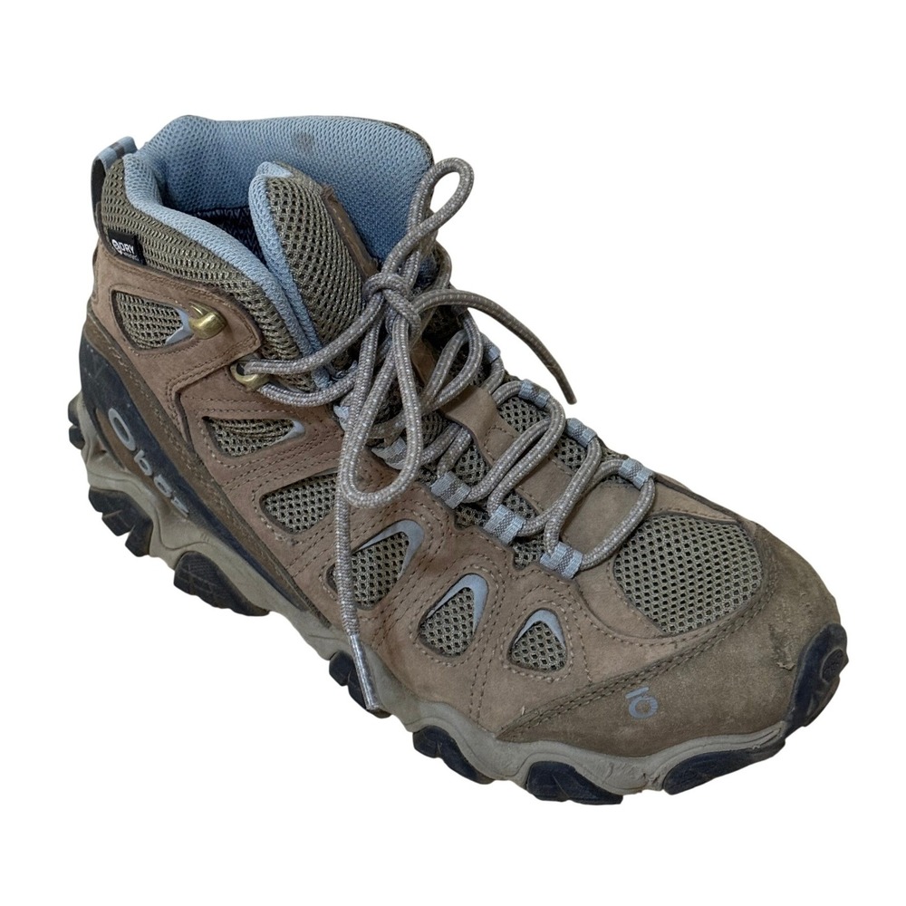 Oboz Women Hiking Boots 8 Brown Sawtooth II Mid B-DRY Waterproof Gorpcore Trail